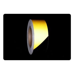 Светоотражающая желто-черная лента 0,05х45м