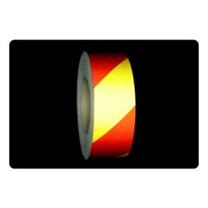 Светоотражающая красно-желтая лента 0,05х45м